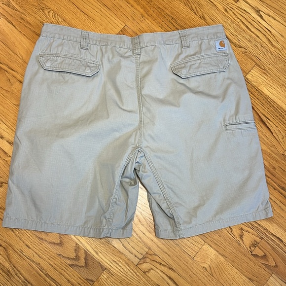 Carhartt Relaxed Fit Khaki/Tan Shorts w/Utility Pocket, Crotch Gusset Men's 44 - Picture 4 of 10